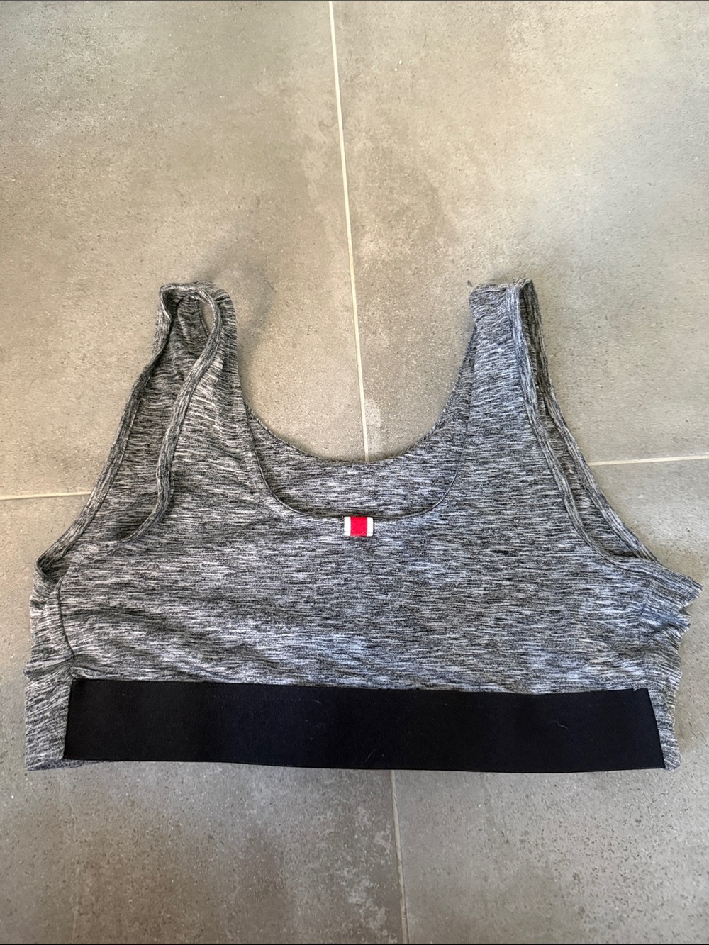 Tracksmith Gray Marled Sports Bra - L - Picture 4 of 4